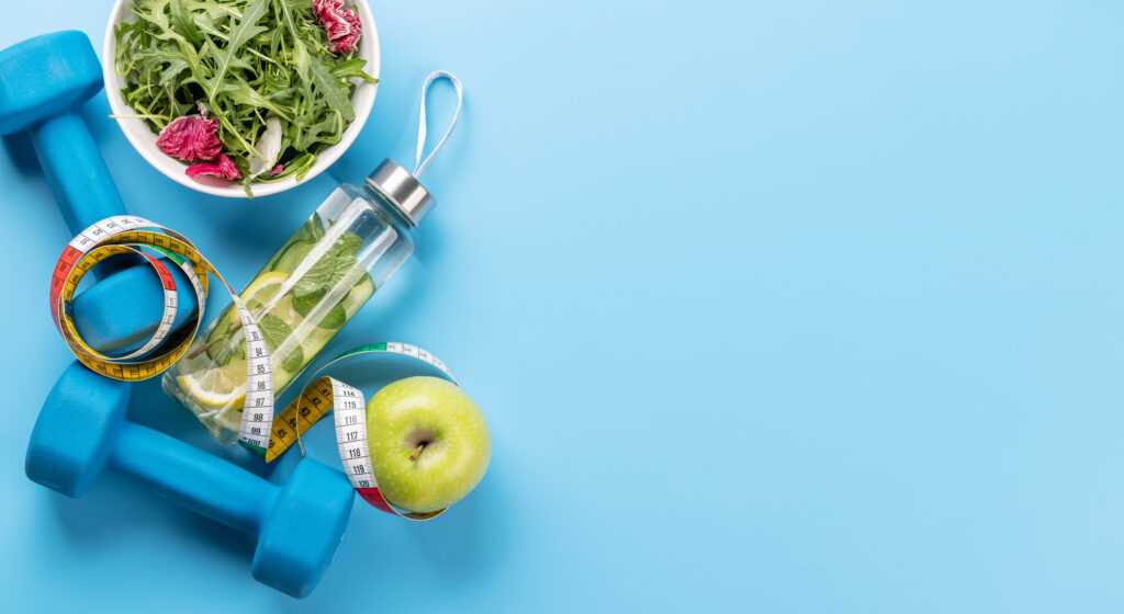 Healthy lifestyle, sport and diet concept